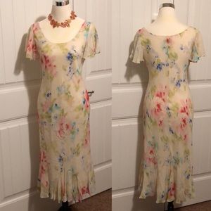 NWOT Lovely Watercolor Dress by Chadwick’s